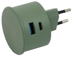 Pedestal Adaptor priza, Pedestal, USB-A/USB-C, sage (996160019)