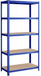 SongmicsHome Raft metalic depozitare, Songmics, 100 x 200 x 50 cm, albastru (2.GLR050Q01) Raft