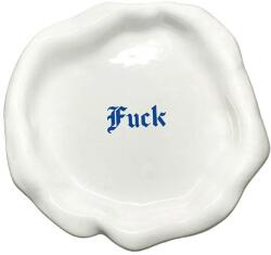 Incartato Ceramics Farfurie ceramica, Incartato Ceramics, F*ck, The Issues Collection, Ø 17 cm, alb (BPFUCK)