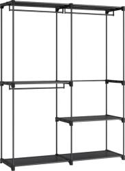 Songmics Home Suport pentru haine, Songmics, 138 x 182 x 43 cm, negru (RYG025B02)