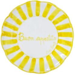 Casa Amalfi Farfurie ceramica artizanala, Ø 26 cm, Casa Amalfi, Buon Appetito, colectia Tavola Felice (TFG02)