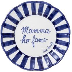 Casa Amalfi Farfurie ceramica artizanala, Ø 26 cm, Casa Amalfi, Mamma ho fame, colectia Tavola Felice (TFB02)