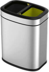 EKO Cos de gunoi, EKO, Oli Cube Open Top, 2x10 litri, 2 compartimente, inox (2.903621) Cos de gunoi