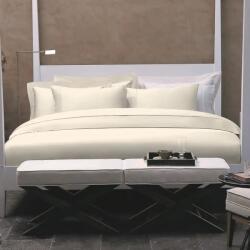 Valeron Set lenjerie de pat matrimonial premium, Valeron, 7 piese, Luna, 100% bumbac egiptean, crem (LUNACREAM) Lenjerie de pat