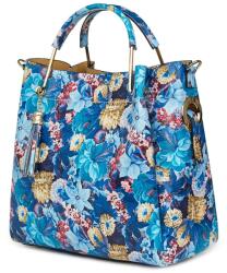 myOwn Geanta dama din piele naturala Fabiana cu model floral FF2 (fabianaff2)