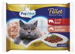 PreVital Fillet Selection beef & salmon 4x85 g