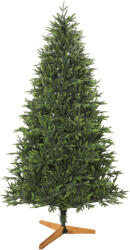 HOMCOM Brad artificial de Crăciun 180 cm, aspect realist și bogat, 732 ramuri din PE ignifug, bază pliabilă din lemn, verde | Aosom Romania (83C-346V00GN)