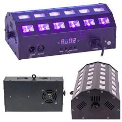  PROIECTOR LED 2 IN 1 ALBE SI UV 24 X 3W CU DMX (LED-STUV24)