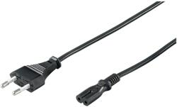 Goobay Stromkabel Eurostecker - Buchse, black Cable, 1.8 Meter (51322)