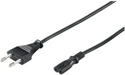 Goobay Power cable 2 pin - black - 3 m (95038)