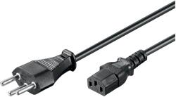 Goobay Kaltgerätekabel (Schweiz) black Cable 2 Meter (93617)