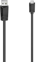 Hama Micro-USB Cable, USB 2.0, 480 Mbit/s, 3.00 m (00200609)