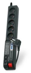 HSK Data Разклонител Acar 504WF EMI/RFI 3m черен (W0074)