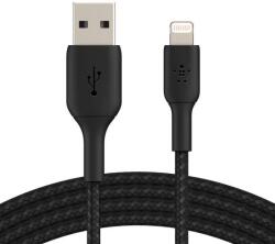 Belkin Cablu Date Belkin Boost Charge Lightning TO USB-A Braided 1m Negru (BEL-0239)