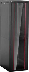 AsyTech Rack de podea PRO SERIES 42U 19'' 600x800, capacitate 1000 kg, RAL 9005, asamblat - ASYTECH ASY-42U-6080PRO (ASY-42U-6080PRO)