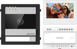 Hikvision Kit videointerfon HD 2 fire, cameră 2MP, monitor touch 7 inch, control din aplicație - HikVision DS-KIS704EY-SS (DS-KIS704EY-SS)