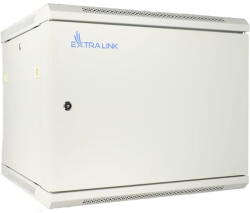 Extralink 9U 600x450 ASP Gray | Rackmount cabinet | wall mounted, metal door (EX.13018)