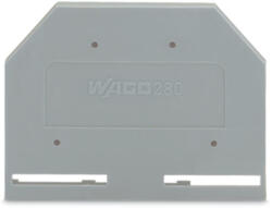 Wago vég- és válaszlap 2, 5 mm vastag szürke (280-301) (280-301)