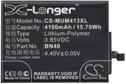 Cameron Sino Redmi 4 Prime CAMERON SINO Li-Polymer akku 3.85V/4100mAh, Xiaomi BN40 kompatibilis, FEKETE (CS-MUM413XL)