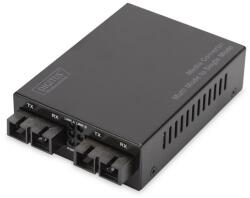 Digitus DN-82024 hálózati média konverter 100 Mbit/s 1310 nm Multi-mode, Single-mode Fekete (DN-82024)