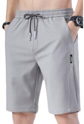 PriStyle Gyerek rövidnadrág, nyárra, szellős és hűvös, lélegző anyag, világos szürke, 110-116 cm magas, 5-6 éves korig, 59 cm kerületű, PriStyle® (pantaloni-scurti-copii-gri-L)