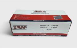 Omer Szeg B 12 (18Ga) galvanizált 1, 05x1, 25x35 mm, 5000 db (51235011)