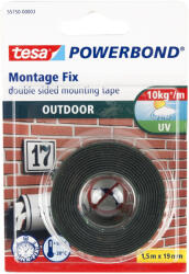 tesa Banda dublu adeziva exterior transparenta 1.5m 19mm tesa (TS557503)