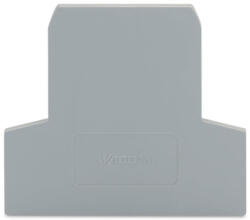 Wago vég- és válaszlap 2.5 mm vastag, szürke (281-311) (281-311)