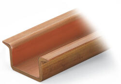 Wago réz rögzítő sín35 x 15 mm 2, 3mm vastag, rézszínű (210-198) (210-198)