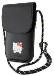 Hello Kitty Leather Daydreaming Cord bag - black (3666339189808) Geanta voiaj