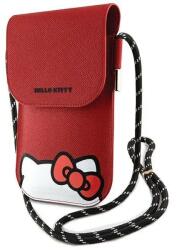 Hello Kitty Leather Hiding Kitty Cord bag - red (3666339189792) Geanta voiaj
