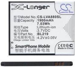 Cameron Sino Li-Ion akku 3.7V/1900mAh Lenovo BL219 kompatibilis FEKETE (CS-LVA880SL)