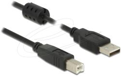 Delock Кабел Delock USB-A към USB-B, 1.0m, черен (DELOCK-84895) - pcbuild