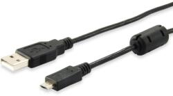 Equip Cablu de date Equip, USB 2.0 - micro USB, 1 m, Black (128596)
