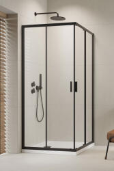 Radaway Alienta Black C 90x90 cm szögletes zuhanykabin, fekete 10239090-54-01 (10239090-54-01)