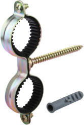 EvoSanitary Colier Metalic Zincat Galben Dublu cu Garnitura EvoSanitary (650607)