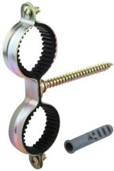 EvoSanitary Colier Metalic Zincat Galben Dublu cu Garnitura EvoSanitary (650609)