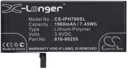 Cameron Sino iPhone 7 4.7 CAMERON SINO Li-Polymer akku 3.8V/1960mAh Apple 616-00255 kompatibilis (CS-IPH700SL)