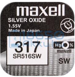 Maxell 317 / SR516SW Ezüst-Oxid Gombelem