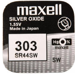 Maxell 303 / SR44SW Ezüst-Oxid Gombelem