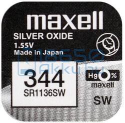 Maxell 344 / SR1136SW Ezüst-Oxid Gombelem