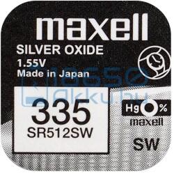 Maxell 335 / SR512SW Ezüst-Oxid Gombelem