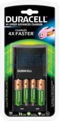 Duracell CEF27 Ni-MH Akkumulátor Töltő + 2db 1300mAh (AA / R6) Ceruza + 2db 750mAh (AAA / R03) Mikró Újratölthető Elem