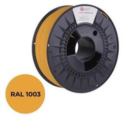 Compatible Filament de imprimare C-TECH PREMIUM LINE, PLA, galben semnal, RAL1003, 1.75mm, 1kg