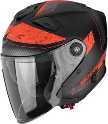 Scorpion Cască Motocicletă Scorpion EXO-GT Jet Crest Open Face Negru Mat-Roșu (SCRP174-574-398)