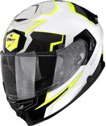 Scorpion Cască integrală pentru motocicletă Scorpion EXO-GT SP Air Atlas, alb-negru-galben fluo (SCRP150-573-346)