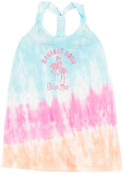 LOSAN flamingo model strappy fata rochie tricolor (13E73B)
