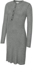 Mamalicious Rochie gravida cu nasturi si maneca lunga, gri gri (14B1E8)