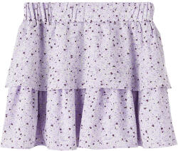 NAME IT Fustă de fată cu model cu volane violet/ Petală de orhidee (138165)