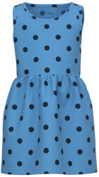 NAME IT rochie de bumbac fără mâneci pentru fete fără mâneci cu buline albastru (1378F0)